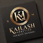 kailash marketing and beauty shop logo