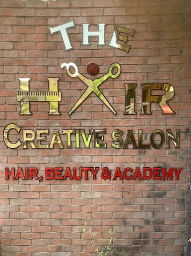 The Hair creative salon logo
