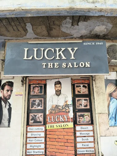 LUCKY THE SALON logo