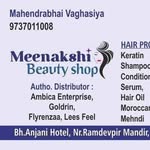 Meenakshi beauty shop logo